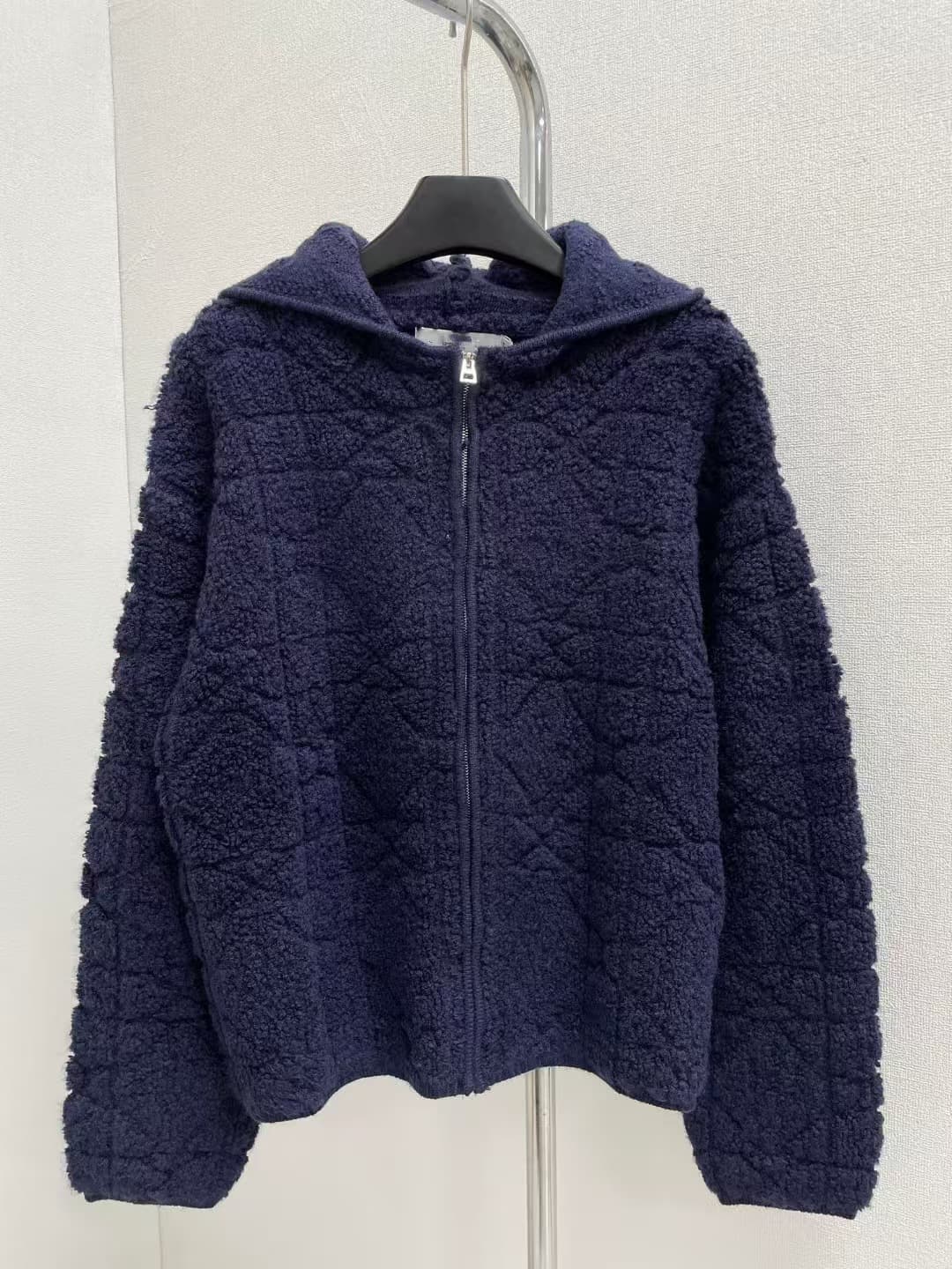 モコモコキルティング ジップパーカー
